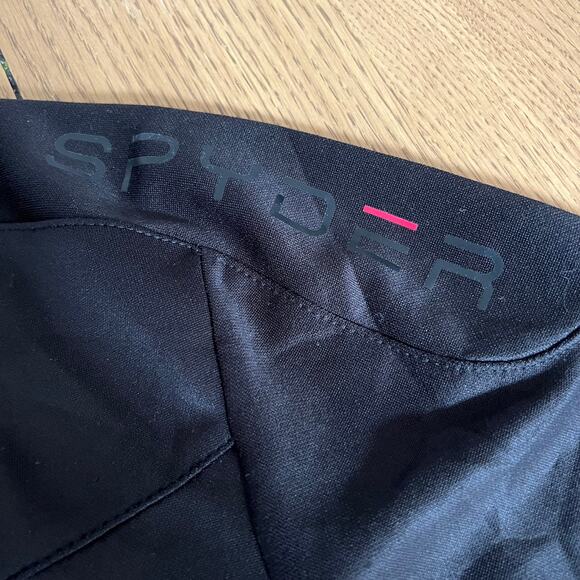 Spyder Mens Active ProWeb Athletic Jacket Black Size‎ Medium Gym Outdoors Casual - Picture 3 of 6